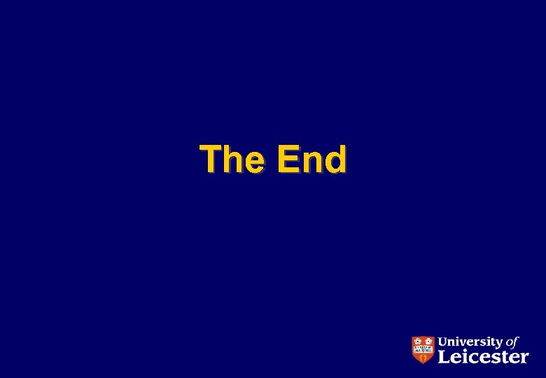 The End 