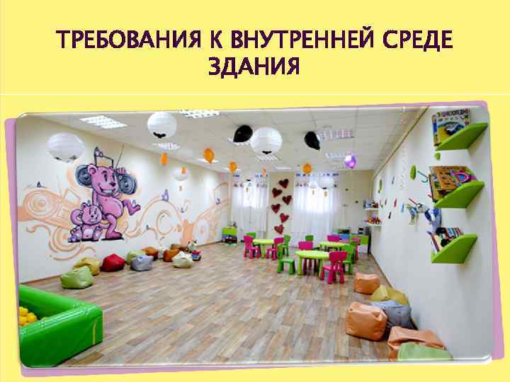 ТРЕБОВАНИЯ К ВНУТРЕННЕЙ СРЕДЕ ЗДАНИЯ 