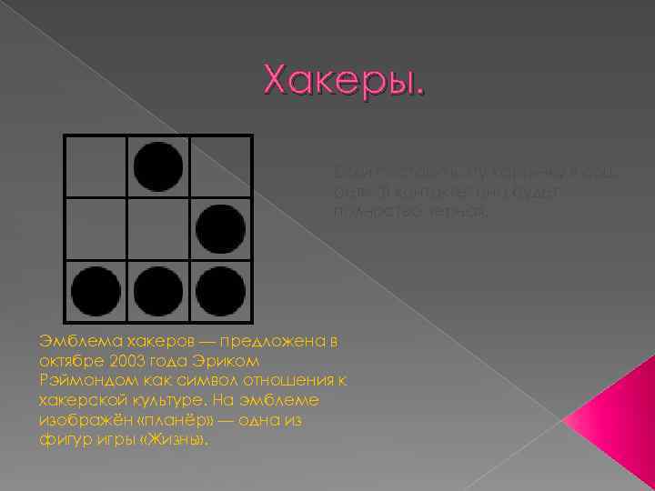 Хакеры. Если поставить эту картинку в соц. сети 