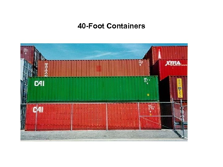 40 -Foot Containers 