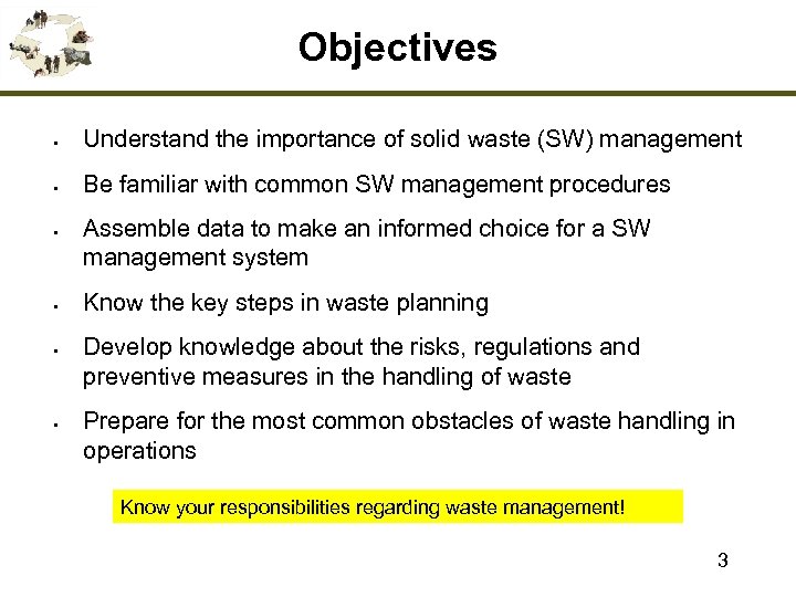 Environmental Toolbox Technical Module Solid Waste Management