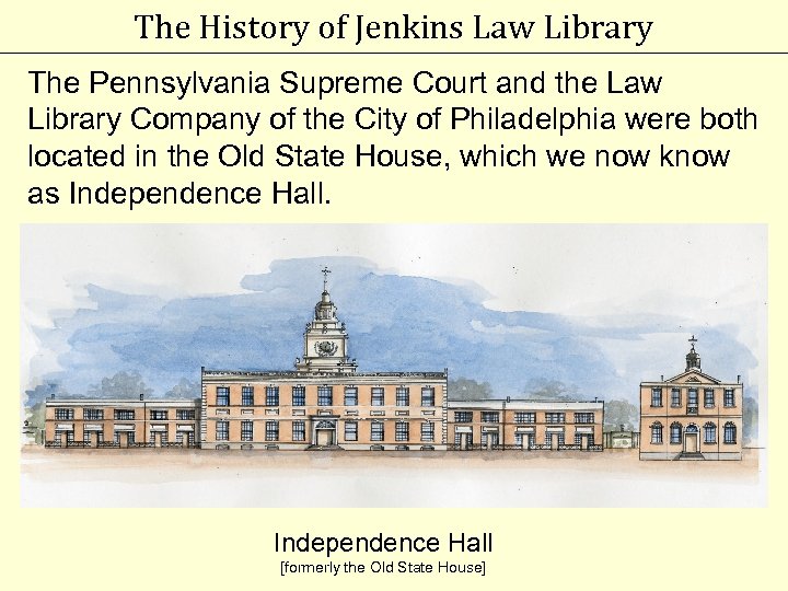 The History Of Jenkins Law Library The Law