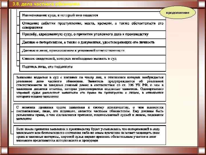 3. 8. дела частного обвинения продолжение 
