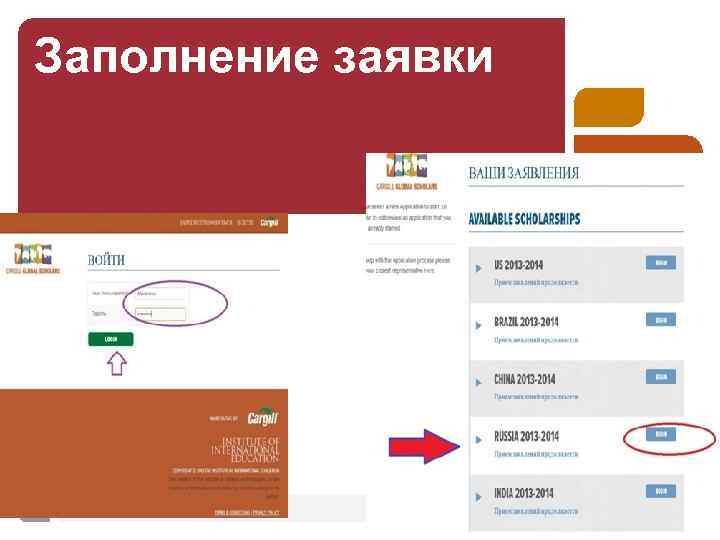 Заполнение заявки 10 Presentation Title-Date © 2015 Cargill, Incorporated. All rights reserved. 