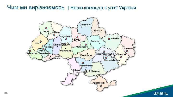 Чим ми вирізняємось | Наша команда з усієї України 26 