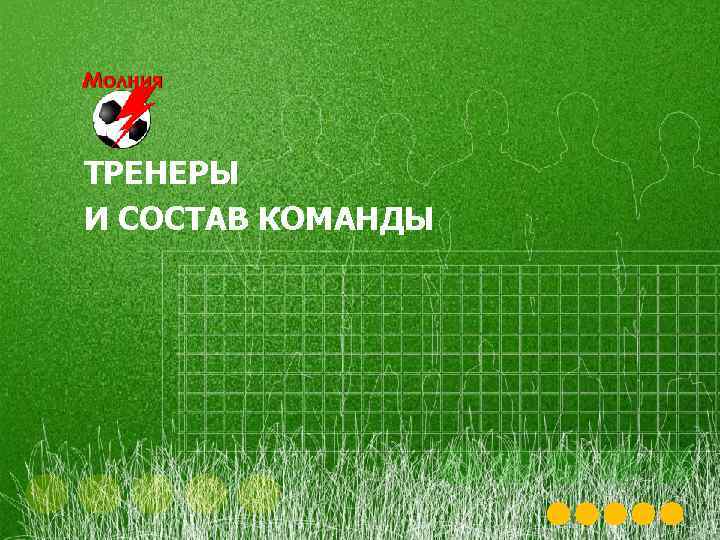 ТРЕНЕРЫ И СОСТАВ КОМАНДЫ 