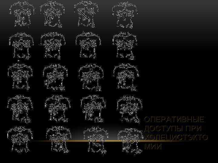 ОПЕРАТИВНЫЕ ДОСТУПЫ ПРИ ХОЛЕЦИСТЭКТО МИИ 