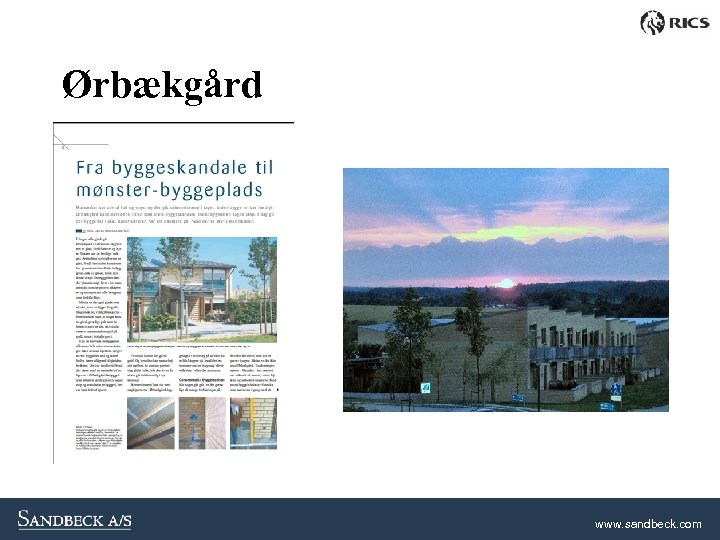 Ørbækgård www. sandbeck. com 