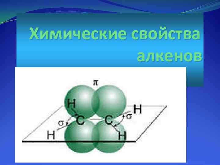 Химические свойства алкенов 
