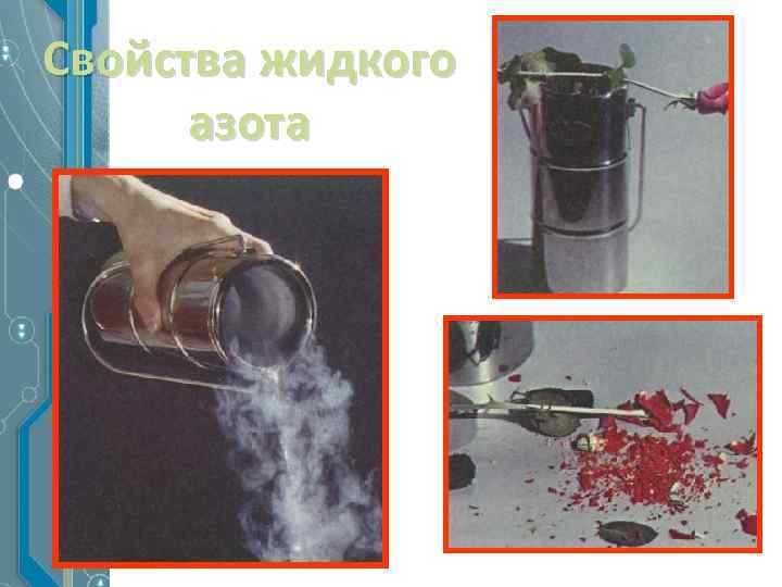 Свойства жидкого азота 