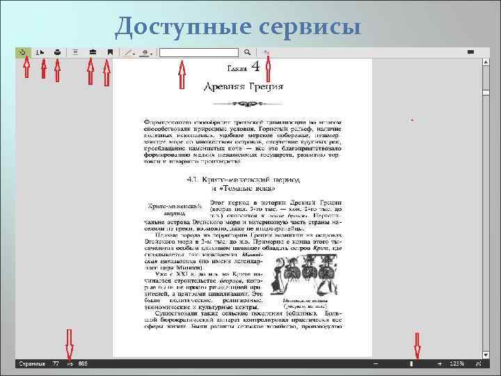 Доступные сервисы 