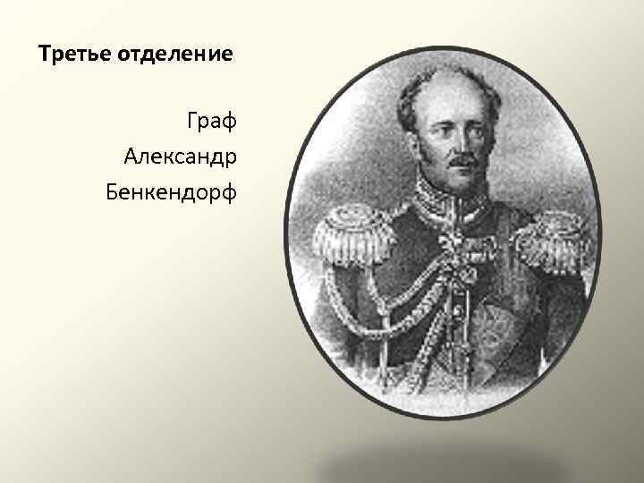 Какой орган возглавлял бенкендорф