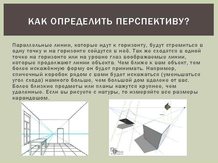 Место на горизонте где сходятся при построении рисунка все прямые линии как называется