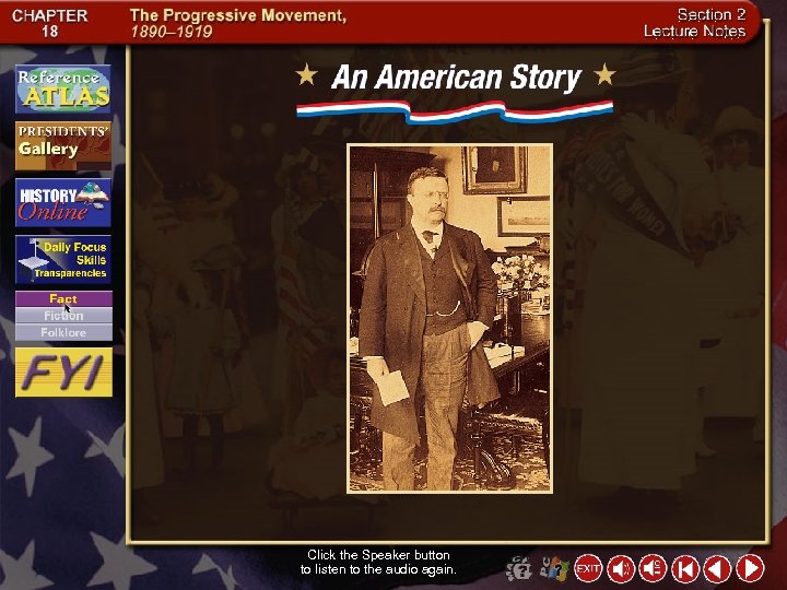 Click the Speaker button to listen to the audio again. 