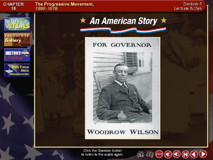 Click the Speaker button to listen to the audio again. 