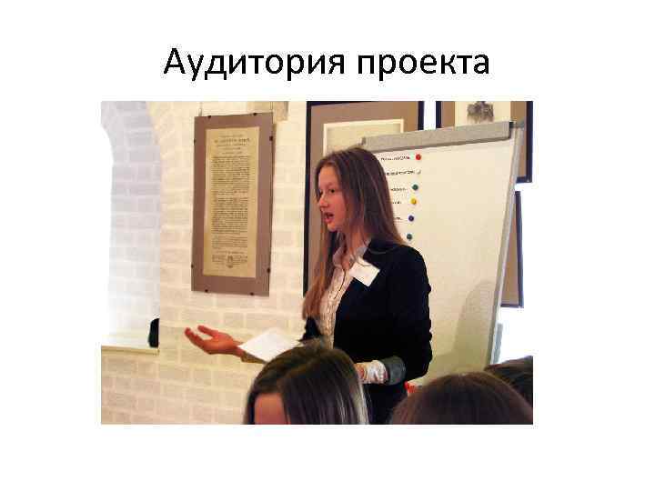 Аудитория проекта 