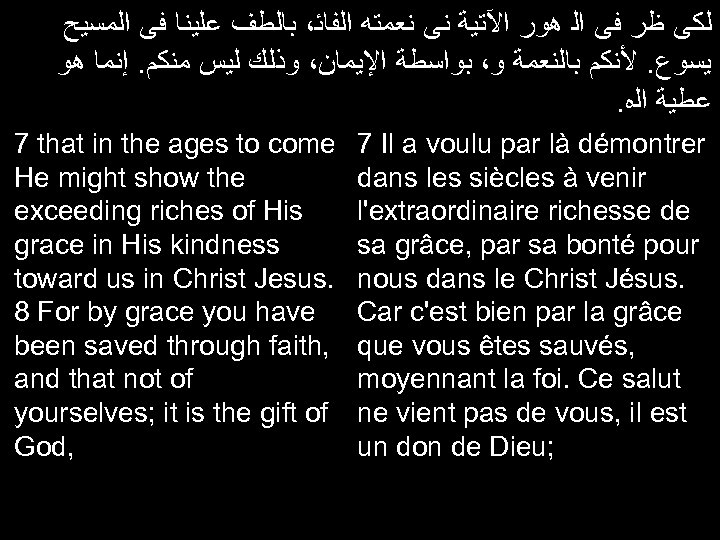  ﻟﻜﻰ ﻇﺭ ﻓﻰ ﺍﻟ ﻫﻮﺭ ﺍﻵﺘﻴﺔ ﻧﻰ ﻧﻌﻤﺘﻪ ﺍﻟﻔﺎﺋ، ﺑﺎﻟﻃﻒ ﻋﻠﻴﻨﺎ ﻓﻰ ﺍﻟﻤﺴﻴﺢ