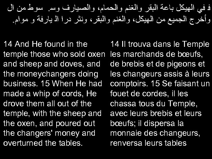  ﻓ ﻓﻲ ﺍﻟﻬﻴﻜﻞ ﺑﺎﻋﺔ ﺍﻟﺒﻘﺮ ﻭﺍﻟﻐﻨﻢ ﻭﺍﻟﺤﻤﺎﻡ، ﻭﺍﻟﺼﻴﺎﺭﻑ ﻭﺳ. ﺳﻮﻃ ﻣﻦ ﺍﻝ .
