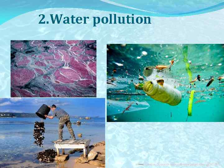 2. Water pollution 