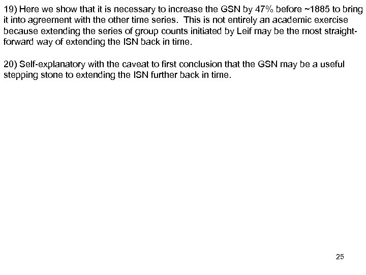 19) Here we show that it is necessary to increase the GSN by 47%