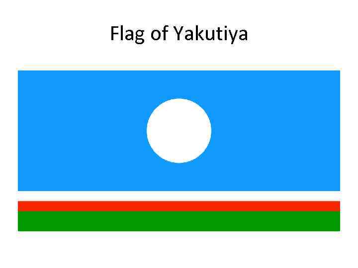 Flag of Yakutiya 