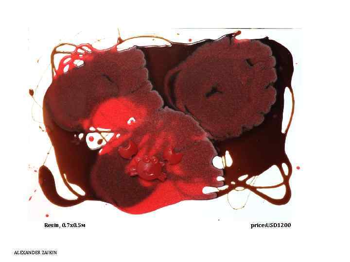 Resin, 0. 7 х0. 5 м ALEXANDER ZAIKIN price: USD 1200 