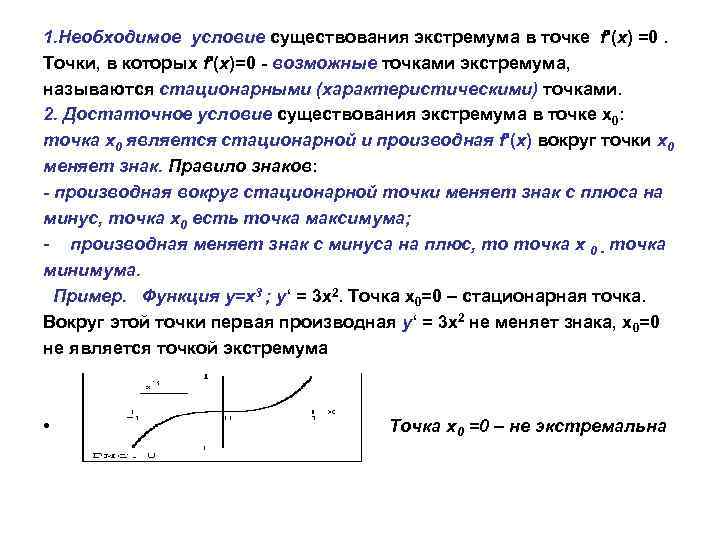 Достаточное условие экстремума. Необходимое и достаточное условие экстремума. Необходимое и достаточное условие существования экстремума. Достаточное условие существования экстремума функции в точке.. Необходимые условия экстремума существования экстремума..