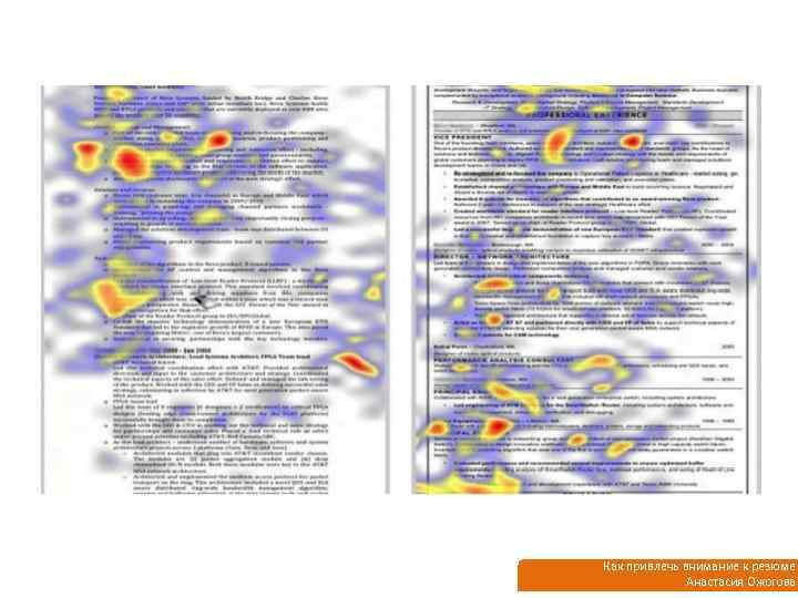 Как привлечь внимание к резюме Анастасия Ожогова 