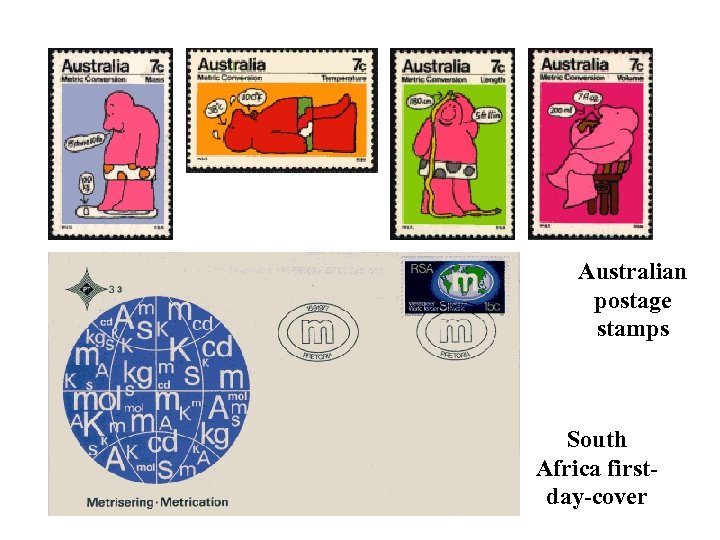 Australian postage stamps South Africa firstday-cover 