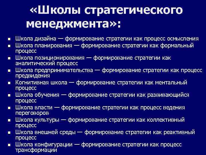 Школа дизайна стратегический менеджмент