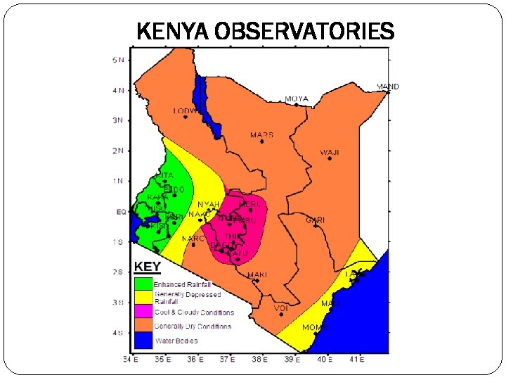 KENYA OBSERVATORIES 
