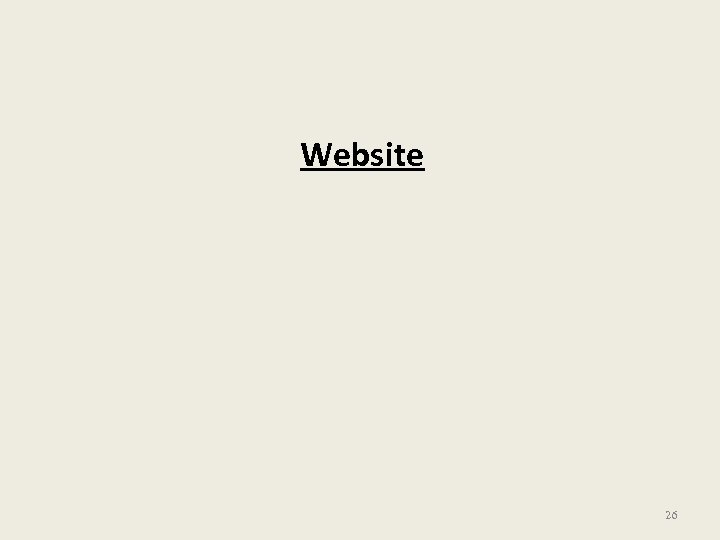 Website 26 