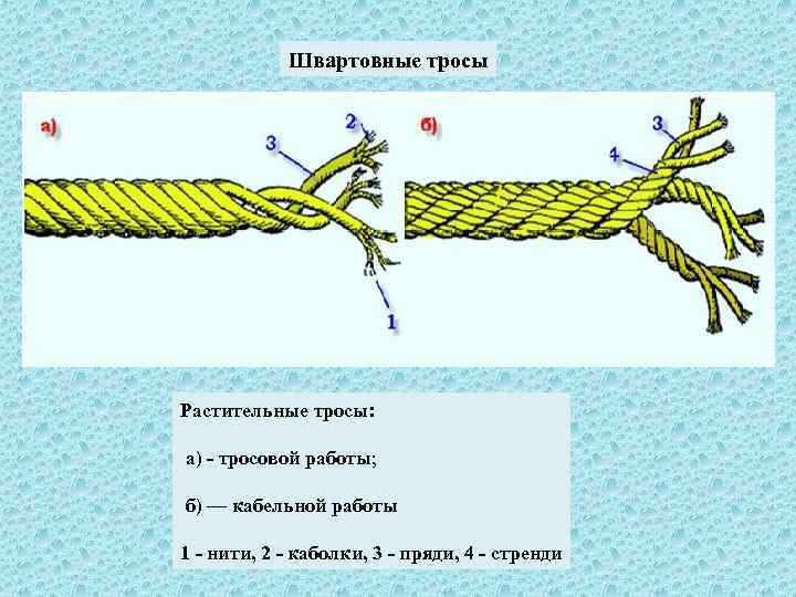 Укажите какой цифрой на рисунке обозначен швартовный трос судна носовой продольный