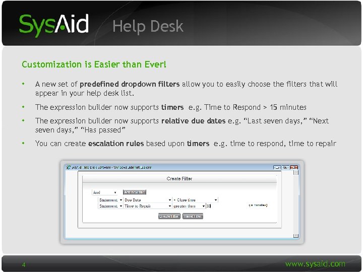 Help Desk Customization is Easier than Ever! • A new set of predefined dropdown