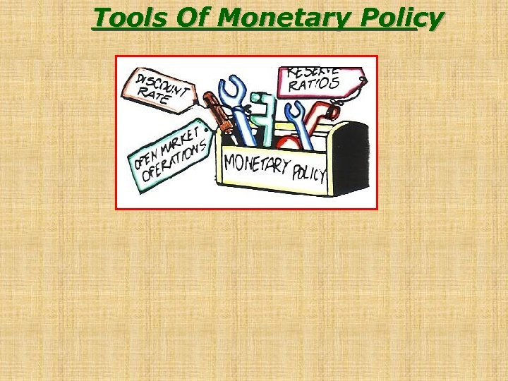 Tools Of Monetary Policy 