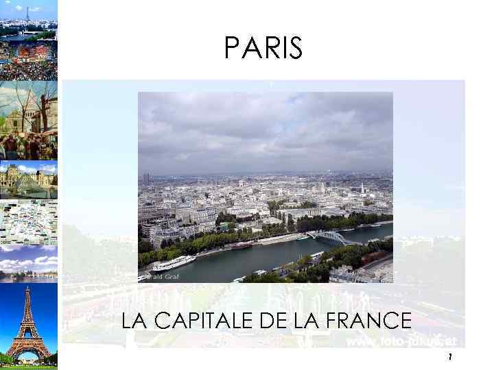 PARIS LA CAPITALE DE LA FRANCE 1 