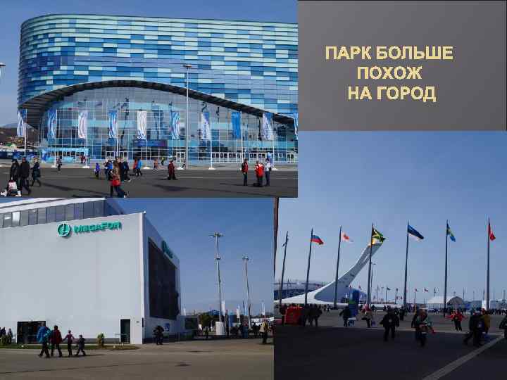 ПАРК БОЛЬШЕ ПОХОЖ НА ГОРОД 