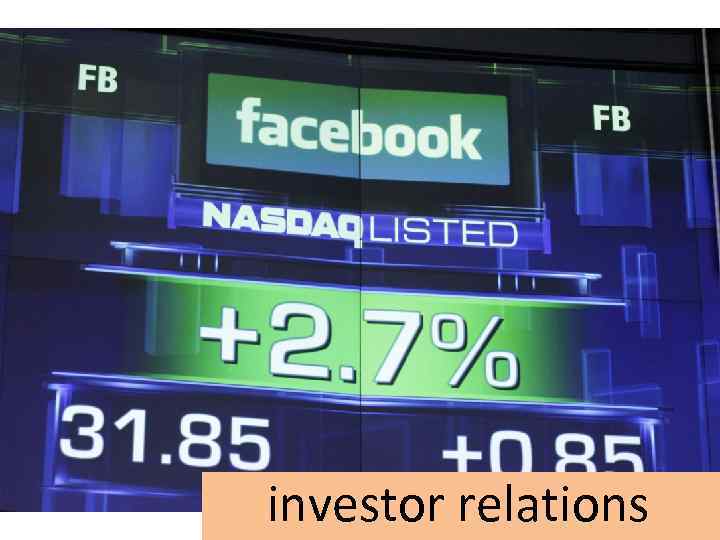 investor relations 