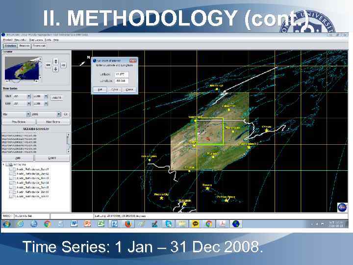 II. METHODOLOGY (cont. ) Time Series: 1 Jan – 31 Dec 2008. 