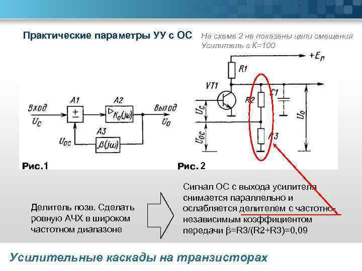 Нарисуйте схемы трех основных конфигураций транзисторных усилительных цепей