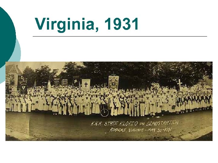 Virginia, 1931 