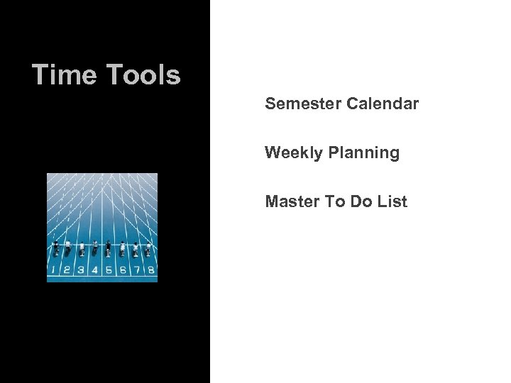 Time Tools Semester Calendar Weekly Planning Master To Do List 