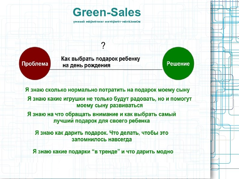 Green-Sales умный маркетинг интернет-магазинов 