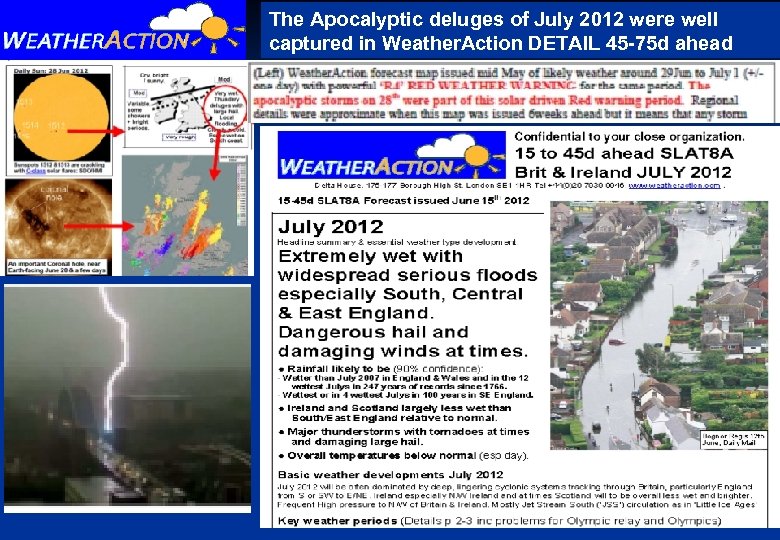 The Apocalyptic deluges of July 2012 were well captured in Weather. Action DETAIL 45