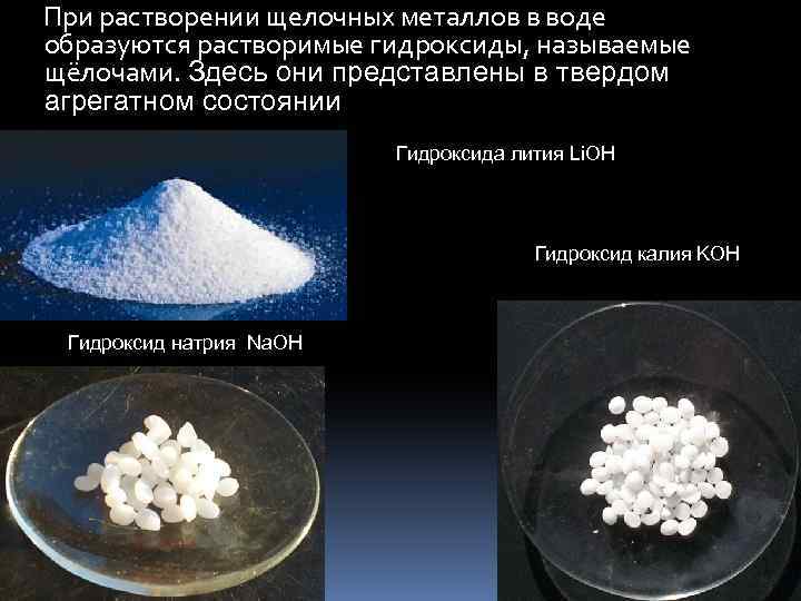Гидроксид лития и хлор