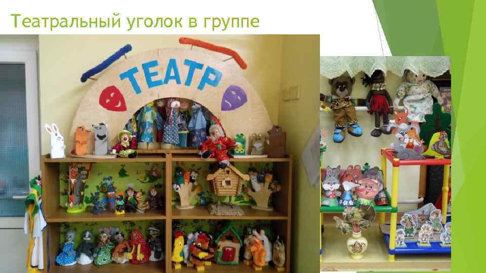 Театральный уголок в группе 