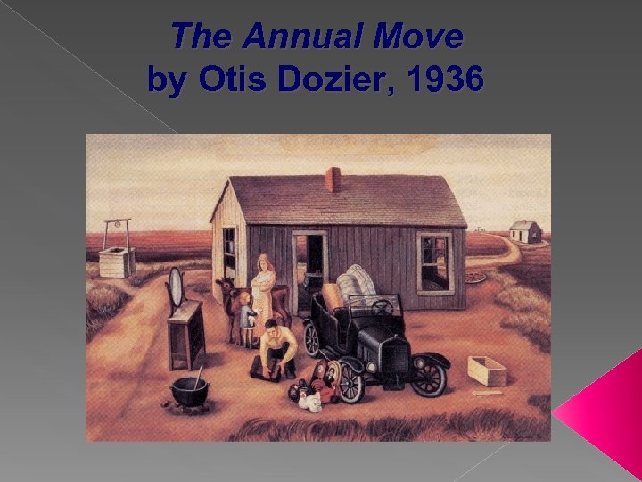 The Annual Move by Otis Dozier, 1936 