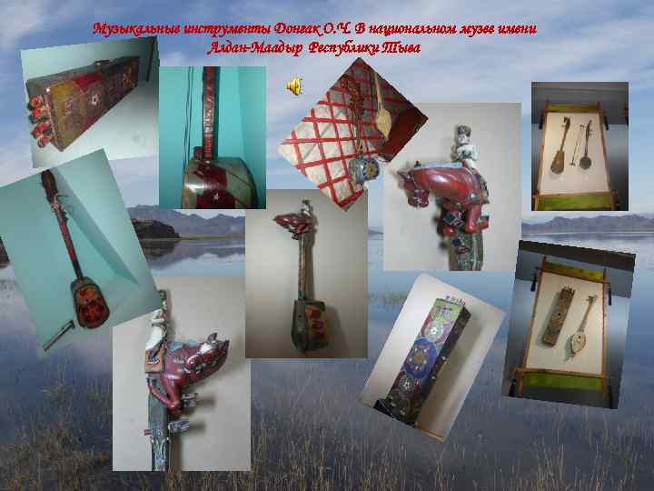 Музыкальные инструменты Донгак О. Ч. В национальном музее имени Алдан-Маадыр Республики Тыва Окаан Донгак.