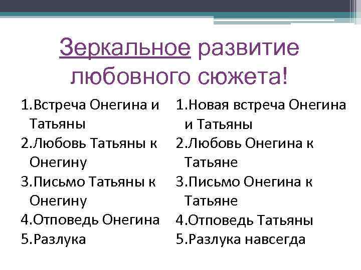 Интересы онегина