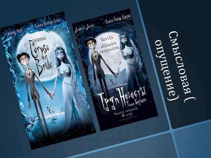 я( я( лова слова ) ) Смыс Смы ение опущ 